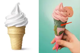 有格纹的冰淇淋蛋筒，是怎么在流水线上做出来的？图片