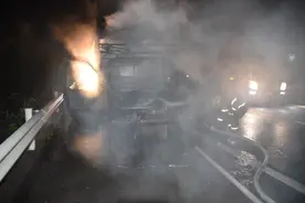 “货拉拉”高速自燃，车主：车刚买才一个月图片