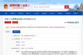 罚款20万元！中铁十九局集团有限公司济南分公司违规受罚图片