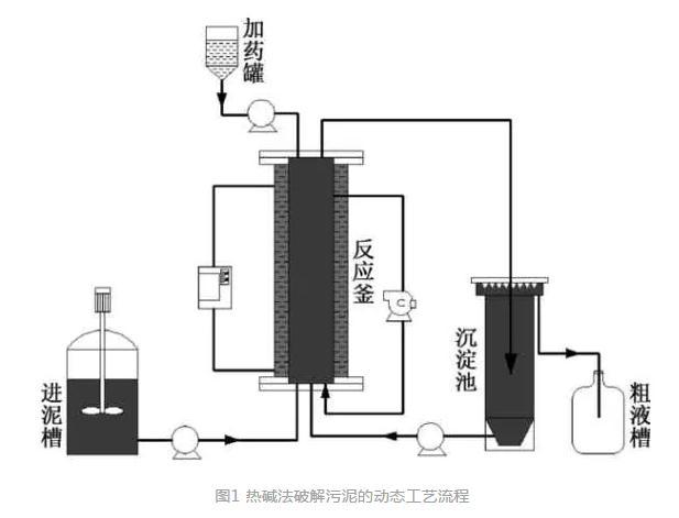热碱法破解污泥动态实验的条件优化