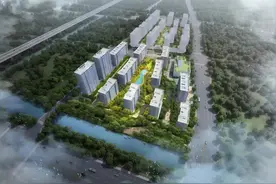 一站地铁就到东部新城的这个区块，将新建一所小学、一所初中，总投资10.4亿余元图片