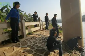 海口凤翔湿地公园非法捕钓报道引重视 执法人员现场劝离14名非法捕钓人员图片