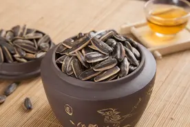 香喷喷的瓜子嗑不够图片