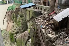 重庆一小区现无头巨佛，附近居民：曾是座庙，香火旺盛视频封面