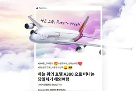韩亚航空将推出“A380海外空中一日游”图片