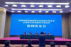 迎接连淮扬镇铁路顺利开通，扬州东站集疏运体系及东部交通中心正式开放运营图片