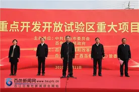 广西百色国家重点开发开放试验区68个重大项目集中开工 总投资1005.7亿元图片