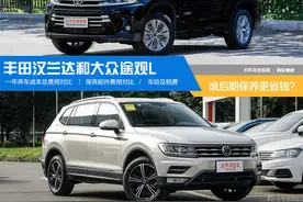 当红中型SUV养车成本对比 汉兰达和途观L谁更省钱？图片