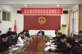 成安县与举视新能源签约图片