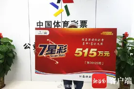 海南一购彩者喜中7星彩531万元 称“购彩要抱平常心”图片