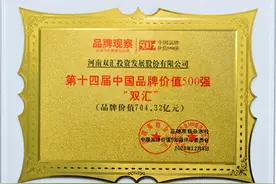 双汇入围中国品牌价值500强并斩获肉制品行业标志性品牌图片