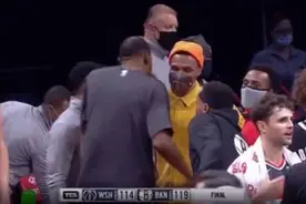 杜兰特和威少赛后拥抱寒暄 篮网官推：唯有尊重图片