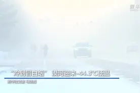 “冷到冒白烟”  漠河迎来-44.3℃低温视频封面