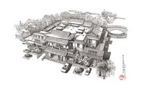 八年时光，绘制200余幅画！他用钢笔画记录老济南建筑图片