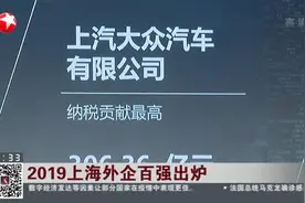2019上海外企百强出炉视频封面
