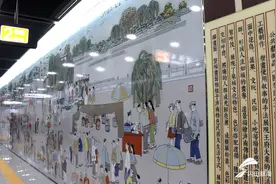 老济南壁画、人性化车厢......济南地铁2号线全景探秘，一起看过来图片