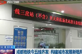 四川新闻 | 成都地铁五线齐发 构建城市发展新格局图片