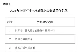 江苏广电融媒体新闻中心、荔枝新闻客户端获评2020年全国广播电视媒体融合先导单位、典型案例图片