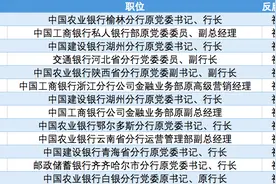 金融反腐2020｜国有大行13人被查：农行5人，工行3人图片
