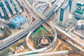九凤台上飞架8字型立交！光谷大道与高新六路互通立交匝道已基本建设完成图片