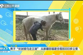 “仗剑骑马走江湖”！男子从新疆骑马回福建，全程8000多公里视频封面