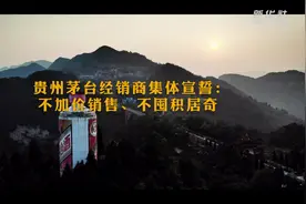 贵州茅台经销商集体宣誓：不加价销售、不囤积居奇视频封面