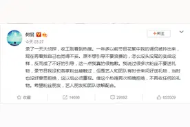 快评丨何炅收应援礼“翻车”？面对粉丝盛情还需言行如一图片