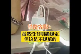 乘高铁想用插线板给多部手机充电？铁路客服：禁用图片
