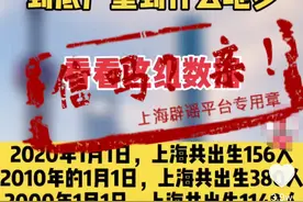 上海出生率断崖式锐减？我们去查了统计年鉴……图片