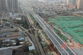 阿房路正式通车 记者实测从阿房二路到昆明路仅需5分钟图片