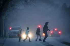 美国明尼苏达州大雪图片