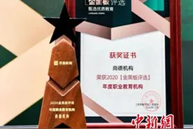 凭借“AI+名师”双优势 尚德机构荣获“年度职业教育机构”称号图片