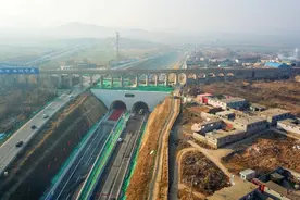 泉城西部走廊拓宽一倍，国道220长清南段月底竣工图片