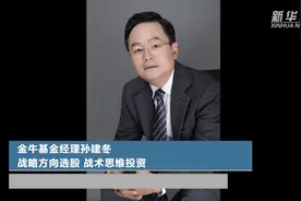 金牛基金经理孙建冬：战略方向选股 战术思维投资视频封面