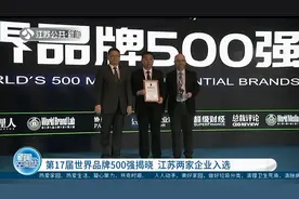 第17届世界品牌500强揭晓！江苏这两家企业入选视频封面