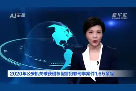 AI合成主播|2020年公安机关破获侵权假冒犯罪刑事案件1.6万余起视频封面