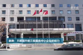 谢庚：不断提升新三板服务中小企业的能力视频封面