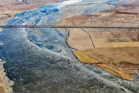 千里冰封！黄河封冻长度超500公里图片