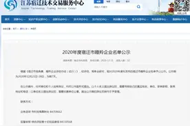 宿迁“瞪羚企业”公示！50个！有你熟悉的吗？图片