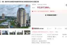 投资16亿的4A景区倒闭！在建工程被拍卖，流拍三次最终1.13亿成交图片