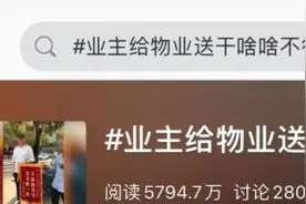 给物业送锦旗“干啥啥不行，收钱第一名”，业主一审败诉了图片