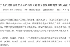 合肥实名通报28项目：存在主要隐患全公布图片
