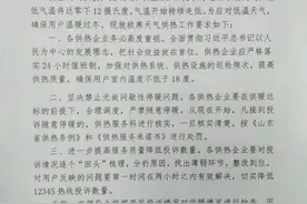 重磅！诸城供暖问题要第一时间在2小时内有效解决图片