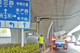 打造道路绿化“展示窗口”郑州农业路高架桥下开启“美颜”模式图片