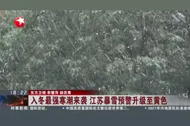 入冬最强寒潮来袭  江苏暴雪预警升级至黄色视频封面