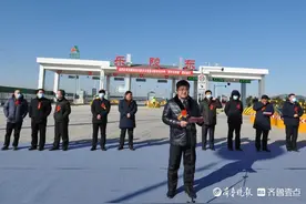山东高速德州发展有限公司乐陵东收费站、潘店收费站正式通车图片