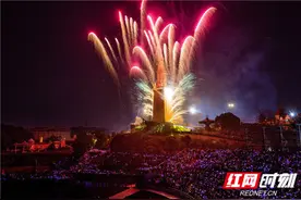 全景焰火31日晚绽放 长沙世界之窗最燃跨年夜将启图片
