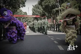 图集｜新训结束，中山武警新兵正式入营图片
