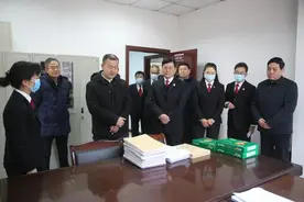 市委副书记薛明耀到阳泉中院调研工作图片