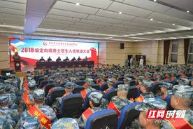 张家界航院举行2018级定向士官生入伍欢送仪式图片